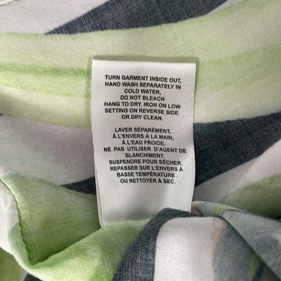 Cartise Blouse Top Floral Stripe Printed Kimono Size 10 Watercolour - Picture 12 of 14